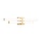 Z-Lite Zane Vanity, 2-Light, 25 In.W x 2.5 In.L x 5 In.H, Modern Gold/Frosted 1008-25W-MGLD-LED - alternate 1
